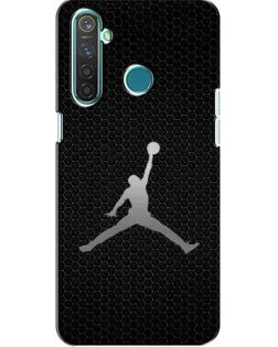 Чохол для Realme 5 з картинкою «Jordan Dark Carbon» Чохол для Realme 5 з картинкою «Jordan Dark Carbon»