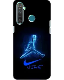 Чохол для Realme 5 з картинкою «Jordan Neon Blue» Чохол для Realme 5 з картинкою «Jordan Neon Blue»