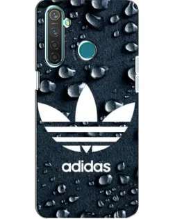 Чохол для Realme 5 з картинкою «Adidas Trefoil Blue»