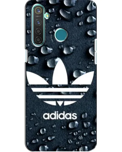 Чохол для Realme 5 з картинкою «Adidas Trefoil Blue»