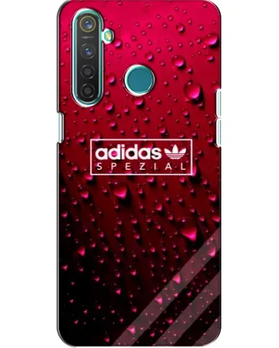 Чохол для Realme 5 з картинкою «Adidas Gold Marble»