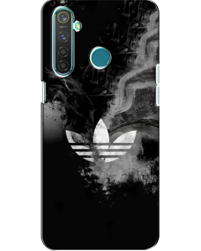 Чохол для Realme 5 з картинкою «Абстрактний дим Adidas»