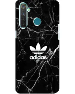 Чохол для Realme 5 з картинкою «Білий мармур Adidas»