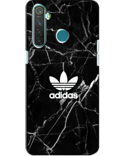 Чохол для Realme 5 з картинкою «Білий мармур Adidas»
