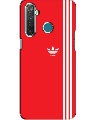 Чохол для Realme 5 з картинкою «Червоний мінімалізм Adidas»