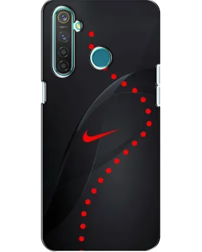 Чехол для Realme 5 с картинкой «Абстрактный дизайн Nike»