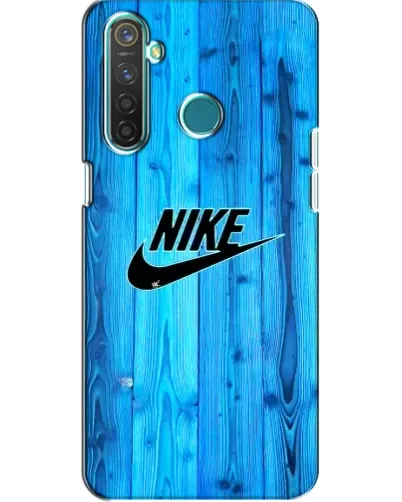 Чехол для Realme 5 с картинкой «Голубое дерево Nike»