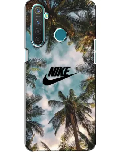 Чехол для Realme 5 с картинкой «Тропический принт Nike» Чехол для Realme 5 с картинкой «Тропический принт Nike»