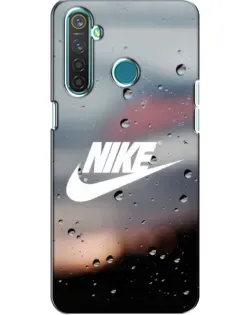 Чехол для Realme 5 с картинкой «Nike в стиле ретро»