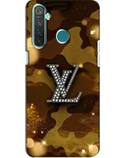 Чехол для Realme 5 с картинкой «Камуфляжный Louis Vuitton»