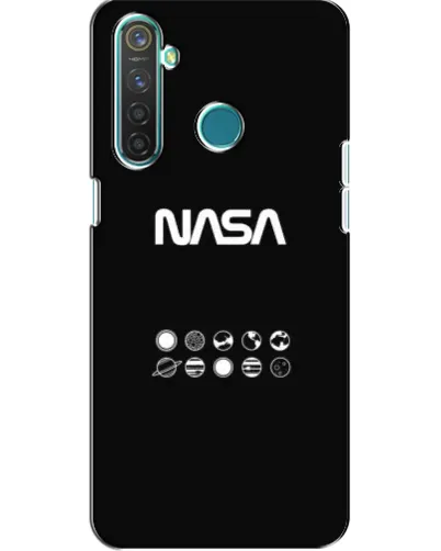 Чехол для Realme 5 с картинкой «NASA — технический принт»