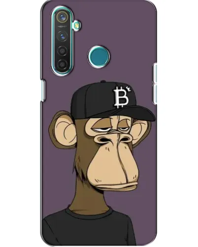 Чохол для Realme 5 з картинкою «Bored Ape в кепці»