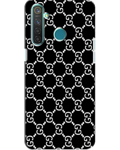 Чохол для Realme 5 з картинкою «Gucci — сітчастий паттерн»