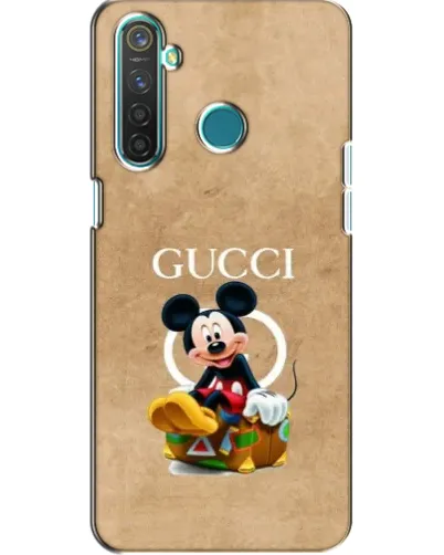 Чохол для Realme 5 з картинкою «Міккі Маус Gucci — крафт»