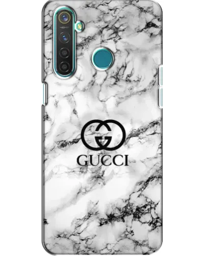 Чохол для Realme 5 з картинкою «Gucci — мармуровий шик»