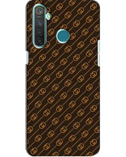 Чохол для Realme 5 з картинкою «Gucci — золоті діагоналі»