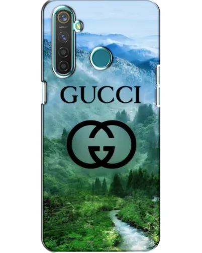 Чохол для Realme 5 з картинкою «Gucci — гірський пейзаж»