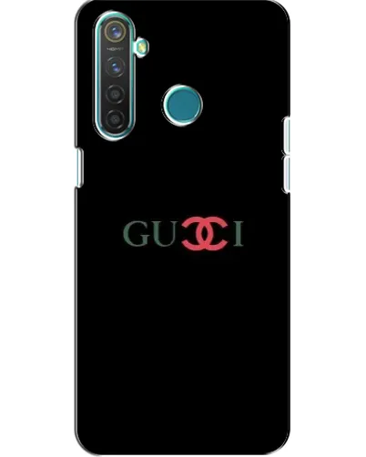 Чохол для Realme 5 з картинкою «Gucci — червоний градієнт»