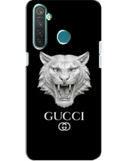 Чохол для Realme 5 з картинкою «Gucci — срібний лев» Чохол для Realme 5 з картинкою «Gucci — срібний лев»