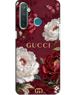 Чохол для Realme 5 з картинкою «Gucci — бордові троянди» Чохол для Realme 5 з картинкою «Gucci — бордові троянди»