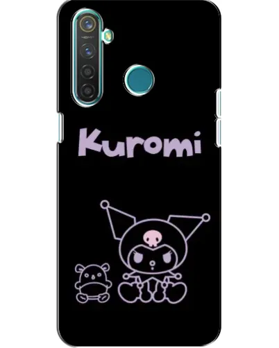 Чохол для Realme 5 з картинкою «Kuromi — чорний мінімалізм» Чохол для Realme 5 з картинкою «Kuromi — чорний мінімалізм»