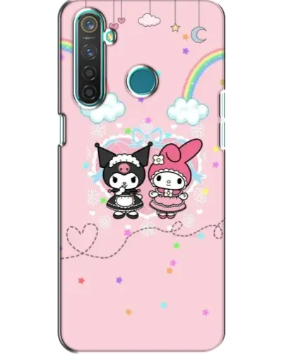 Чохол для Realme 5 з картинкою «My Melody та Kuromi» Чохол для Realme 5 з картинкою «My Melody та Kuromi»