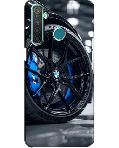 Чохол для Realme 5 з картинкою «Колесо BMW зблизька»
