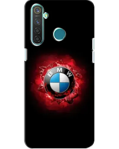 Чохол для Realme 5 з картинкою «Логотип BMW — спалах»