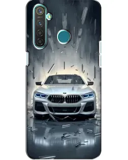 Чохол для Realme 5 з картинкою «BMW у світлі фар»
