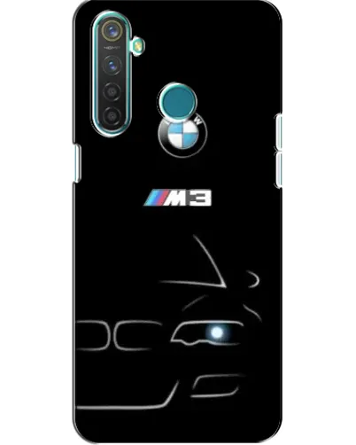 Чохол для Realme 5 з картинкою «Мінімалістичний принт BMW M3»
