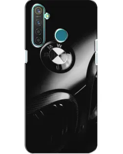 Чохол для Realme 5 з картинкою «Емблема BMW — макро»