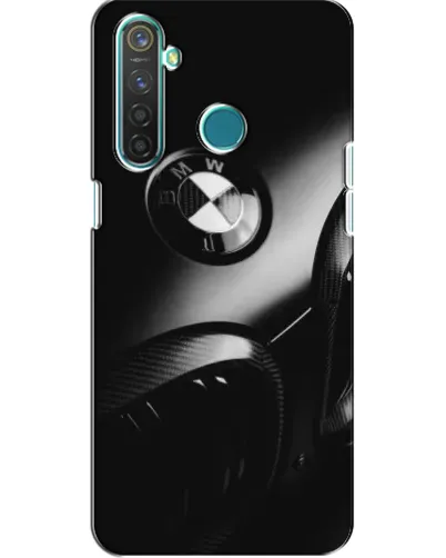 Чохол для Realme 5 з картинкою «Емблема BMW — макро»