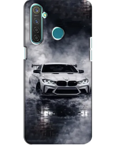 Чохол для Realme 5 з картинкою «BMW крізь туман»