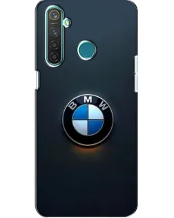 Чохол для Realme 5 з картинкою «Логотип BMW — мінімалізм»