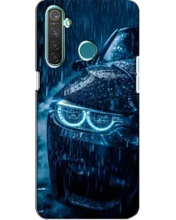 Чохол для Realme 5 з картинкою «BMW під дощем»