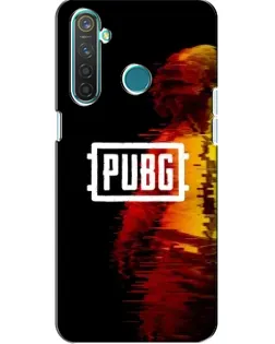 Чохол для Realme 5 з картинкою «Яскравий логотип PUBG»