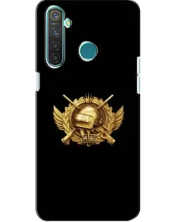 Чохол для Realme 5 з картинкою «PUBG — помаранчевий градієнт»