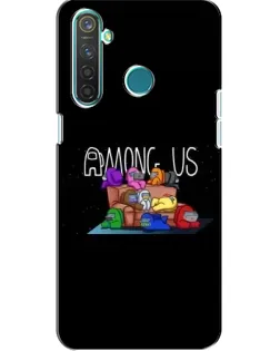 Чохол для Realme 5 з картинкою «Логотип Among Us»