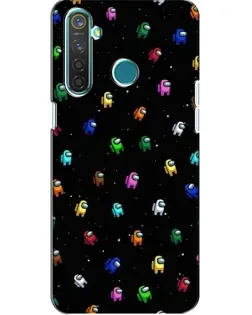Чохол для Realme 5 з картинкою «Екіпаж Among Us»