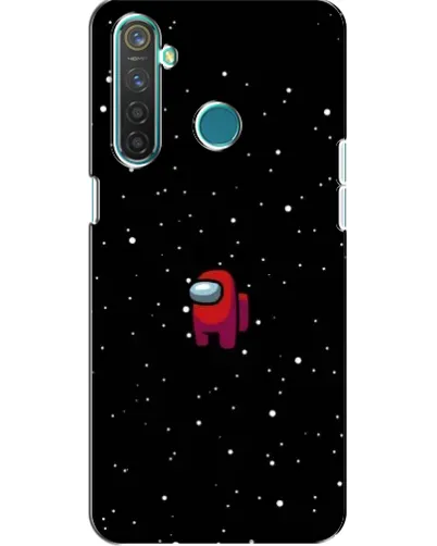 Чехол для Realme 5 с картинкой «Красный Among Us» Чехол для Realme 5 с картинкой «Красный Among Us»