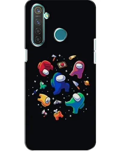 Чехол для Realme 5 с картинкой «Among Us космос» Чехол для Realme 5 с картинкой «Among Us космос»