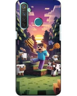 Чохол для Realme 5 з картинкою «Стів на фермі»