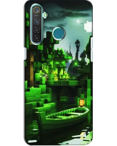 Чехол для Realme 5 с картинкой «Minecraft лесной пейзаж» Чехол для Realme 5 с картинкой «Minecraft лесной пейзаж»