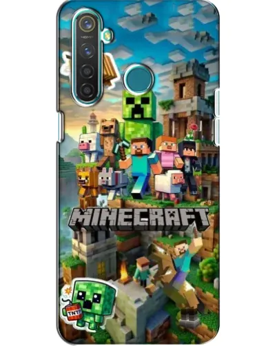 Чехол для Realme 5 с картинкой «Замок Minecraft» Чехол для Realme 5 с картинкой «Замок Minecraft»