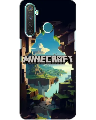Чехол для Realme 5 с картинкой «Пещера Майнкрафт» Чехол для Realme 5 с картинкой «Пещера Майнкрафт»
