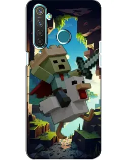 Чохол для Realme 5 з картинкою «Стів та гусь»