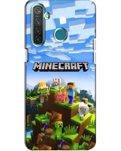 Чехол для Realme 5 с картинкой «Minecraft классический мир» Чехол для Realme 5 с картинкой «Minecraft классический мир»