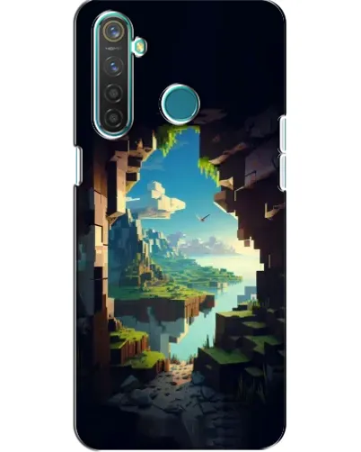 Чехол для Realme 5 с картинкой «Вид из пещеры» Чехол для Realme 5 с картинкой «Вид из пещеры»