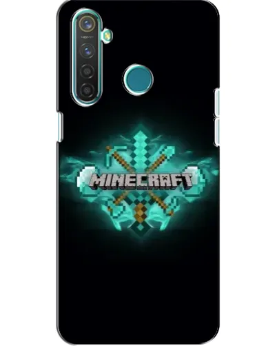 Чехол для Realme 5 с картинкой «Minecraft Diamond лого» Чехол для Realme 5 с картинкой «Minecraft Diamond лого»