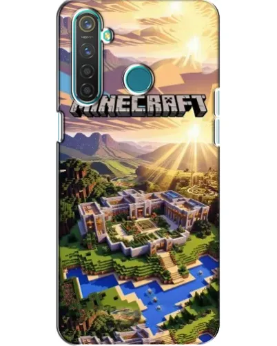 Чехол для Realme 5 с картинкой «Minecraft панорама» Чехол для Realme 5 с картинкой «Minecraft панорама»